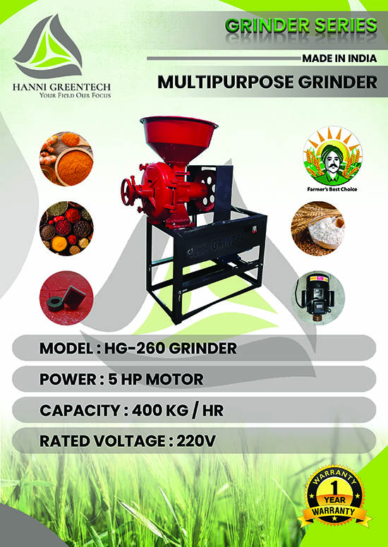 HG-260 GRINDER BROCHURE